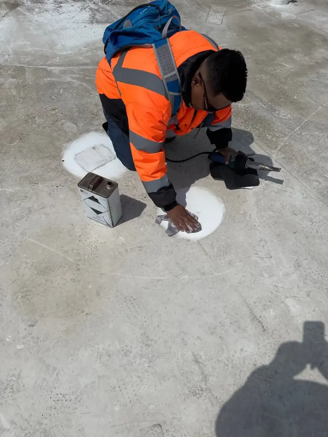 Commercial roof inspection documented in Avon